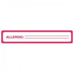 Allergic Label