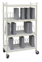 Economy Mobile Chart Rack 30 Capacity