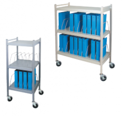 Economy Mobile Chart Rack 15 Capacity