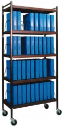 Economy Mobile Chart Rack 40 Capacity