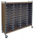 Cabinet Style Flat Storage Rack For 4" Ringbinders 32 Capacity