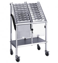 Springloaded Charts Rack - 20 Capacity