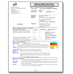 MSDS Chart Cleaner